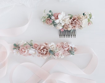 Custom Belt Flowers Shiny